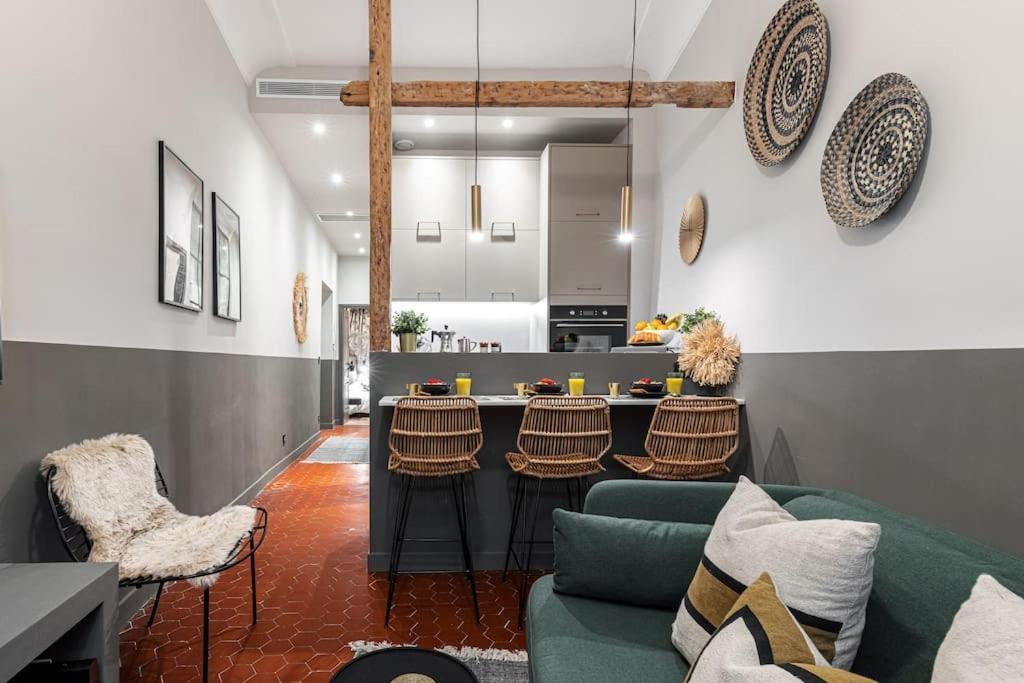 La Croix - Old Town Modern Apartment - 2 Bedrooms ニース エクステリア 写真