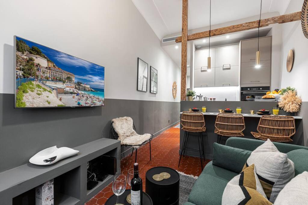 La Croix - Old Town Modern Apartment - 2 Bedrooms ニース エクステリア 写真